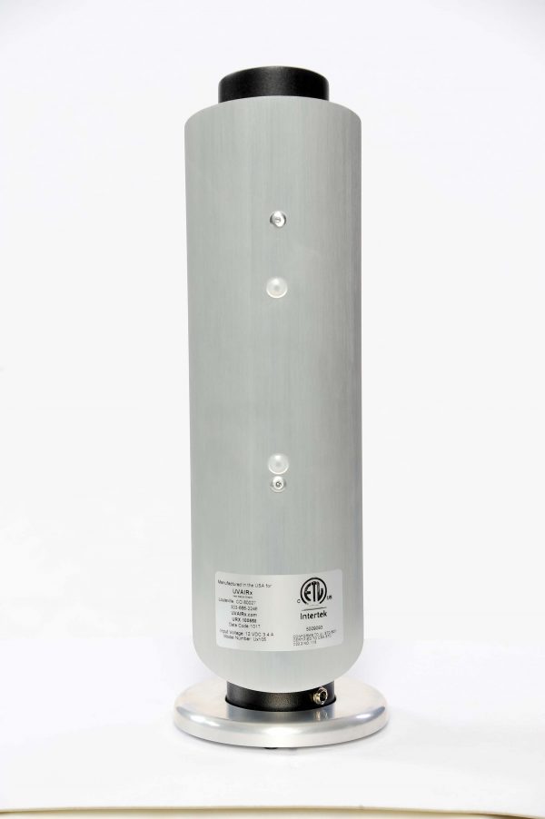 back view of  stand alone gas-phase PCO air purifier BL-20